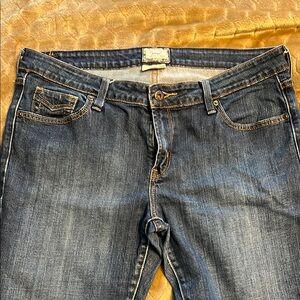 Levi's Dark Blue Low Boot Cut Jeans